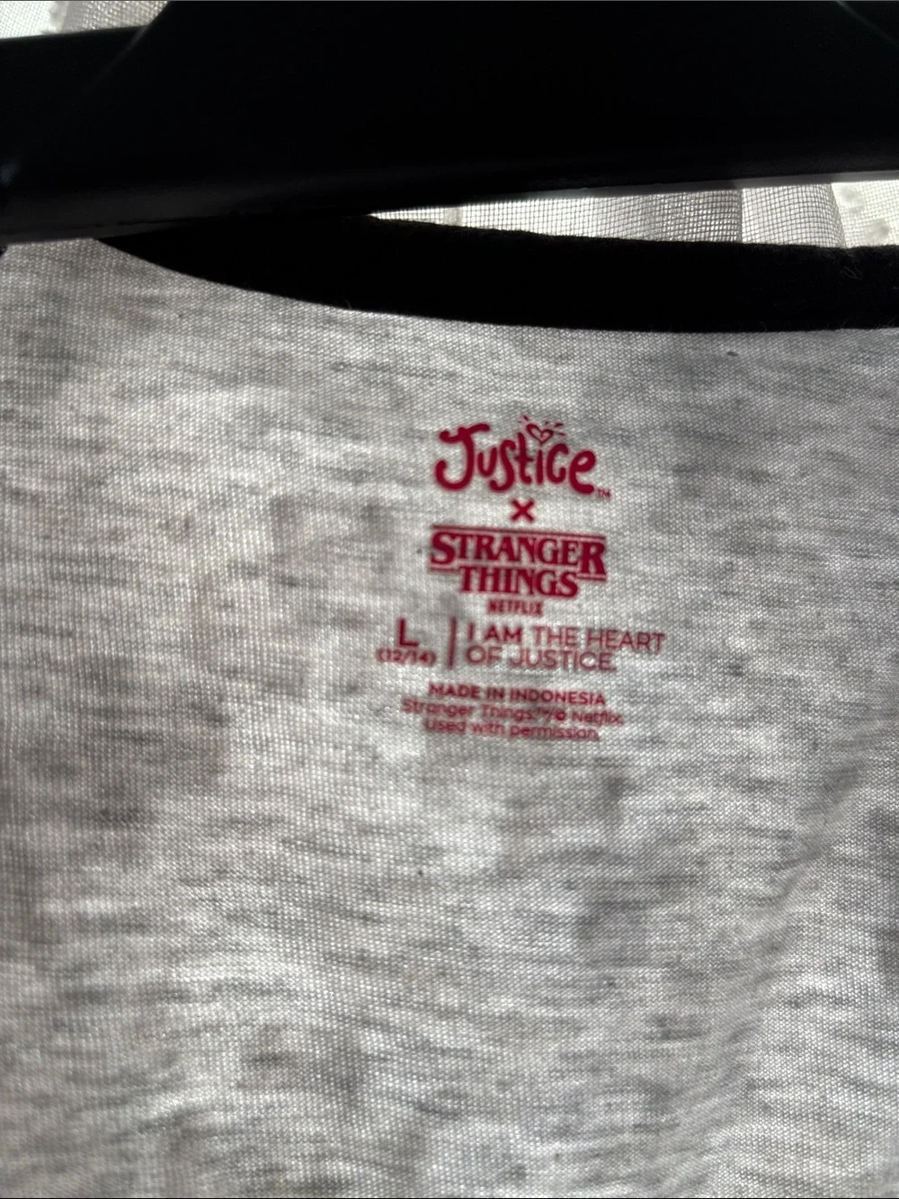 Stranger ThingsXJustice long sleeve shirt